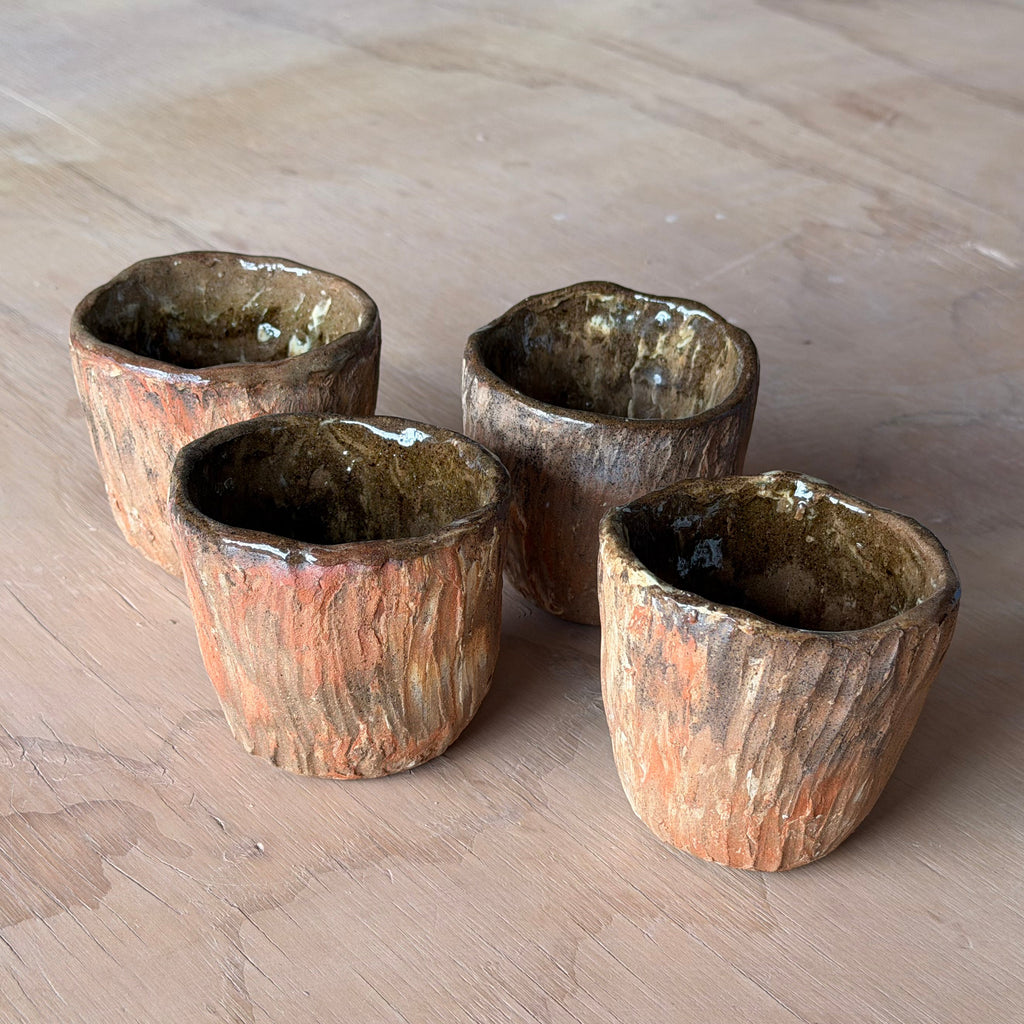 Set Tazas Piedra x4